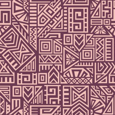 Aztek vektör Seamless Modeli
