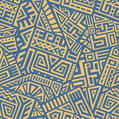 Aztek vektör Seamless Modeli