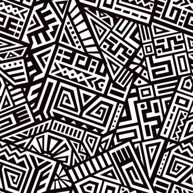 Aztek vektör Seamless Modeli