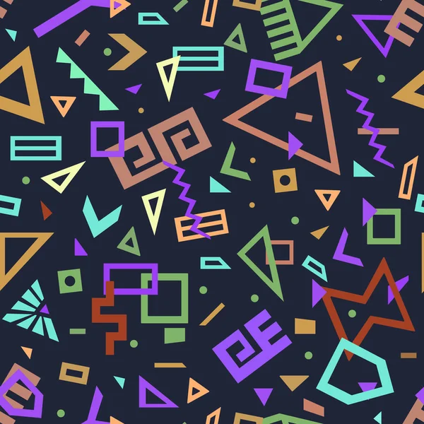 Memphis tarzı vektör Seamless Modeli