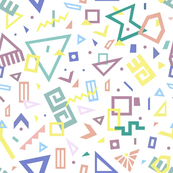 Memphis tarzı vektör Seamless Modeli