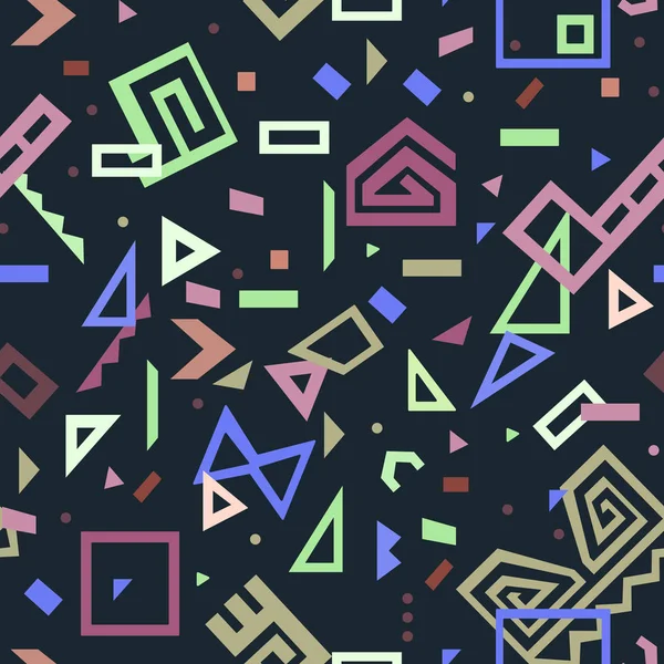 Memphis tarzı vektör Seamless Modeli