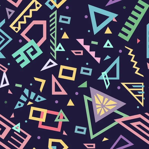 Memphis tarzı vektör Seamless Modeli