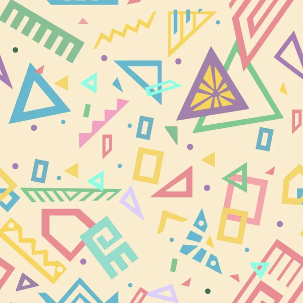 Memphis tarzı vektör Seamless Modeli