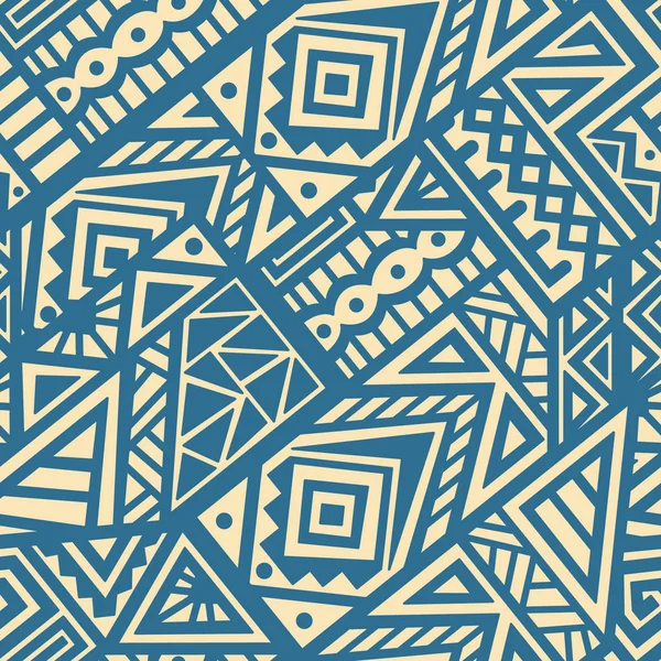 Soyut vektör Dikişsiz desen Etnik tarzda