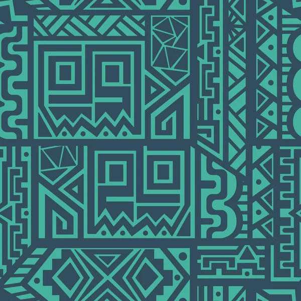 Soyut vektör Dikişsiz desen Etnik tarzda