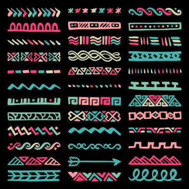 Etnik tarzı koleksiyonunda sınırları