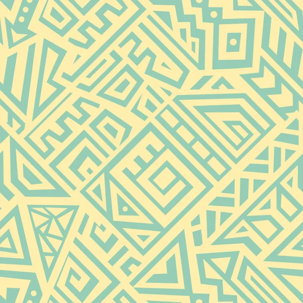 Soyut vektör Dikişsiz desen Etnik tarzda