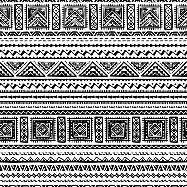 Ethnischer Stil Vektor nahtlose Muster — Stockvektor