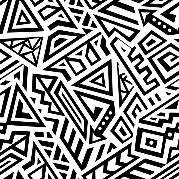 Soyut vektör Dikişsiz desen Etnik tarzda