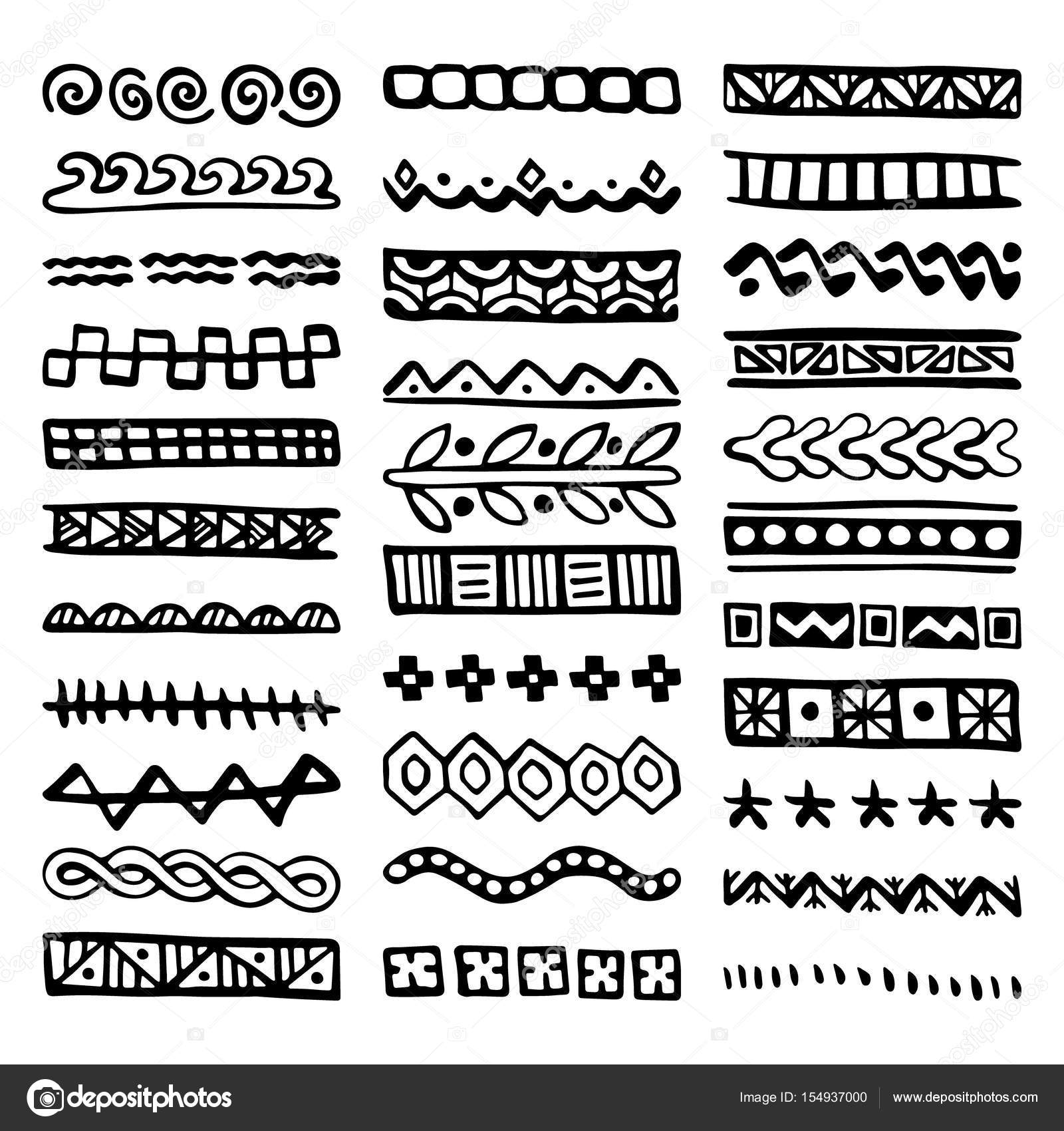 Set of Hand Drawn Vector Dividers Stock Vector Image by ©LizaLutik ...