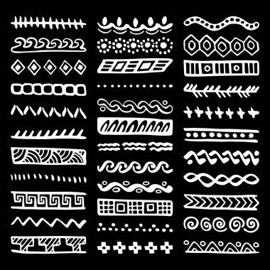 Elle çizilmiş vektör bölücüler kümesi