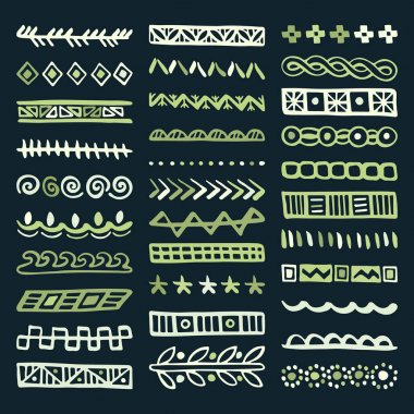 Elle çizilmiş vektör bölücüler kümesi