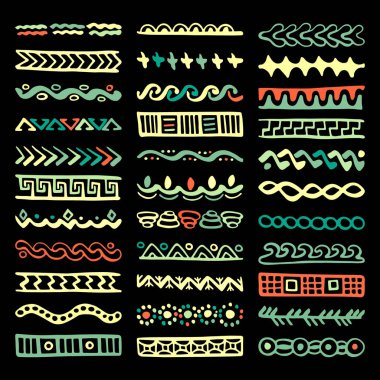 Elle çizilmiş vektör bölücüler kümesi