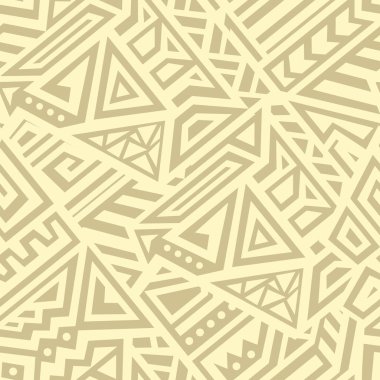 Soyut vektör Dikişsiz desen Etnik tarzda