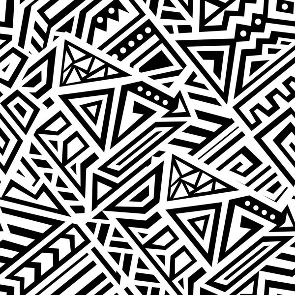 Soyut vektör Dikişsiz desen Etnik tarzda