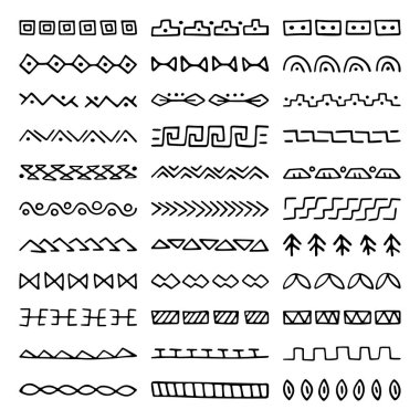 Elle çizilmiş vektör bölücüler kümesi