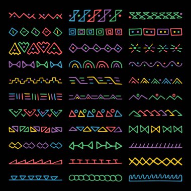 Elle çizilmiş vektör bölücüler kümesi