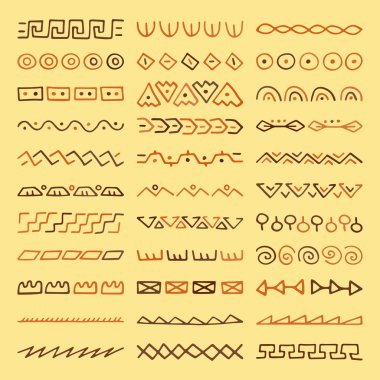 Elle çizilmiş vektör bölücüler kümesi