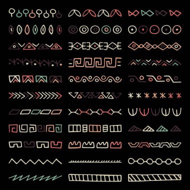 Elle çizilmiş vektör bölücüler kümesi