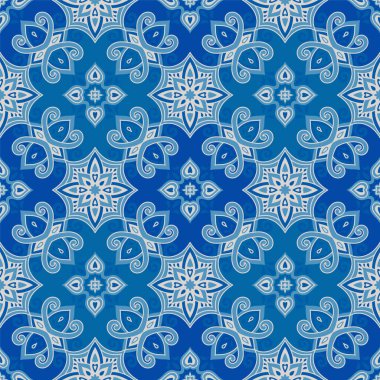 Azulejos Döşeme Vektörü Kusursuz Desen