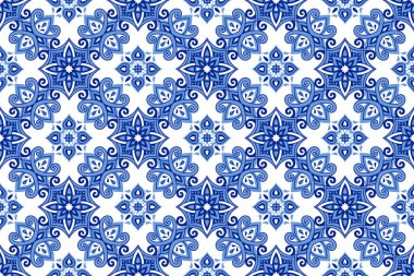 Azulejos Döşeme Vektörü Kusursuz Desen