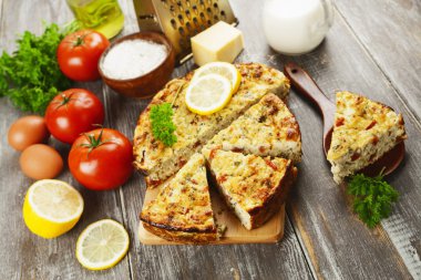 Ev yapımı balık pasta