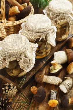 Turşu ve taze mantar 