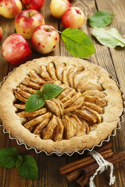 Tarta de manzana casera —  Fotos de Stock