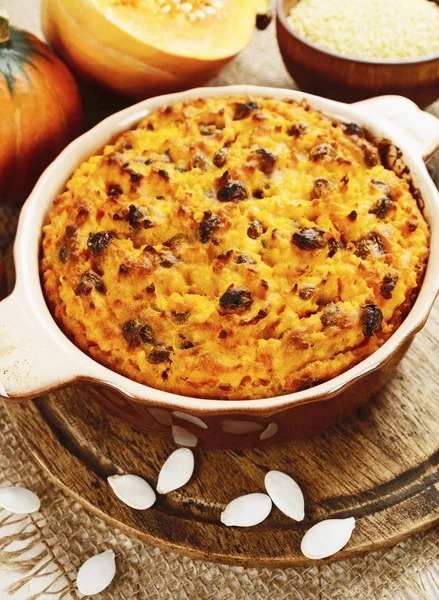 Casseruola di zucca con miglio — Foto Stock