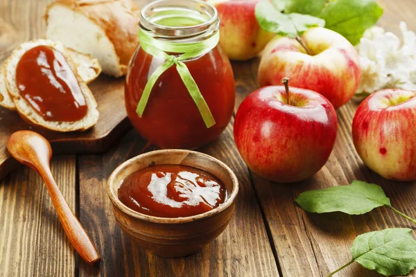 Verse appel jam — Stockfoto