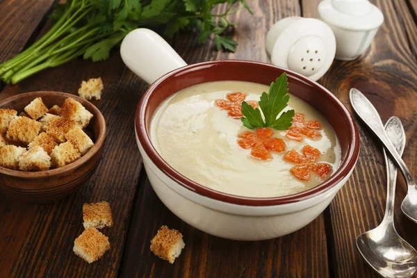 Hühnercremesuppe — Stockfoto