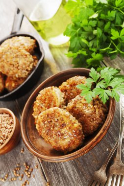 Karabuğday, vejetaryen Beşamel sos 