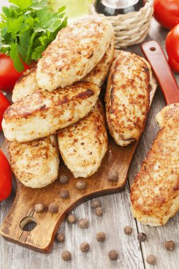 Ev yapımı tavuk Burger 