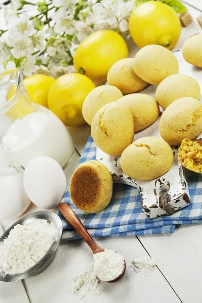 Biscuits au citron maison — Photo