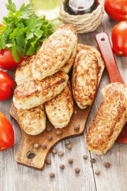 Ev yapımı tavuk Burger 