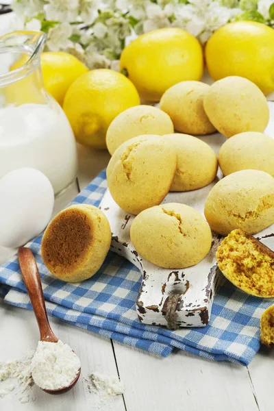 Homemade lemon cookies — Stock Photo, Image