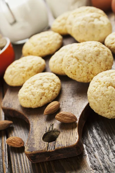 Biscuits aux amandes faits maison — Photo