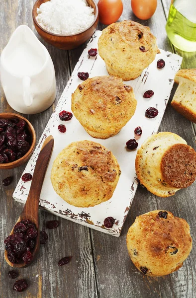Muffins con arándanos secos —  Fotos de Stock