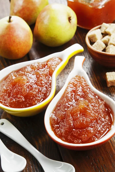 Fresh pear jam — Stock Photo, Image