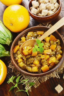 Portakal ile kabak reçel