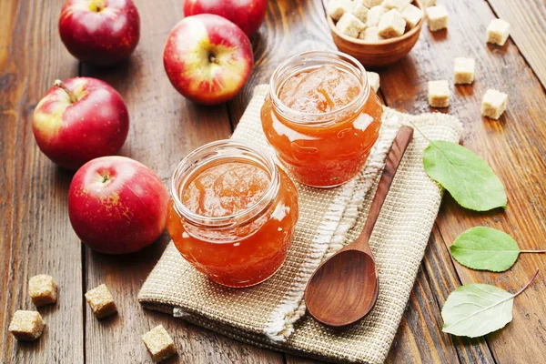 Mermelada de manzana fresca — Foto de Stock
