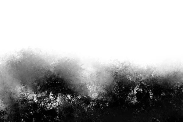 Abstract Modern Black White Painting Textured Monochrome Background — Stock Photo, Image