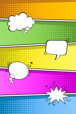 Retro arka plan renkli pop sanat 