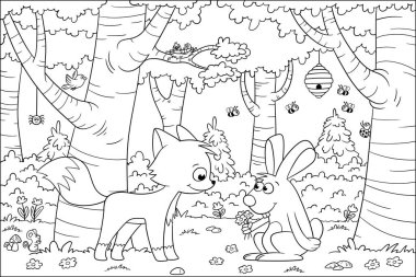 Çocuklar için boyama kitabı