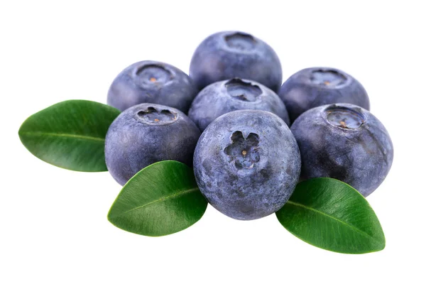 Blueberries isolated on white. Image included clipping path — Stock Photo, Image