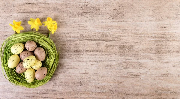 Ostern Vintage Retro-Stil Hintergrund. Kopierraum — Stockfoto