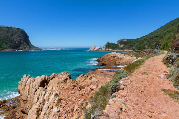 Hiking Kuştüyü Doğa Rezerv Içinde Kuştüyü Sahil Knysna Güney Afrika — Stok fotoğraf