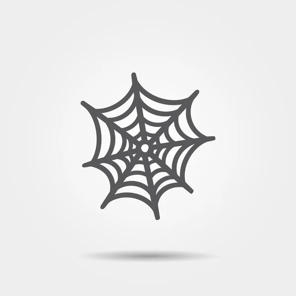 Spider web icon — Stock Vector