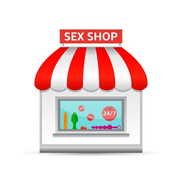 Ícone Sex Shop —  Vetores de Stock